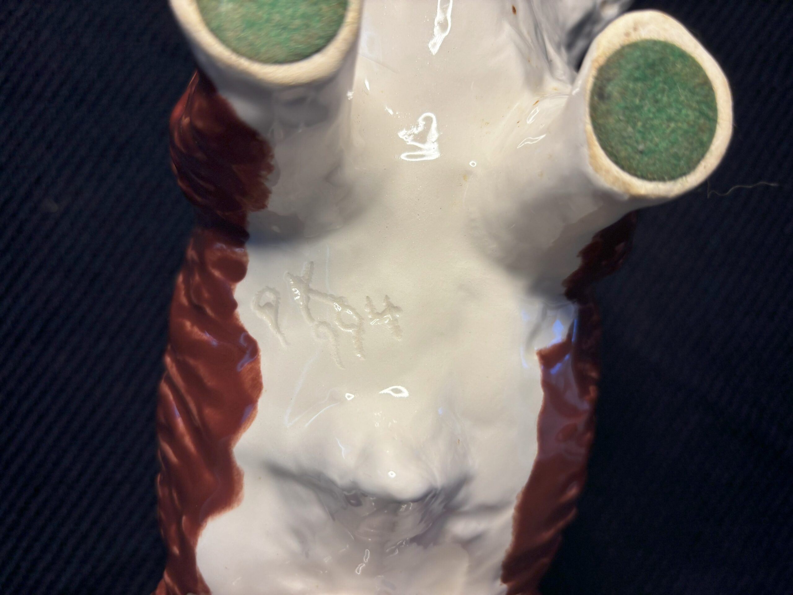 c1950's MELBA WARE / NELSON POTTERY HEREFORD BULL (RED) - Image 3